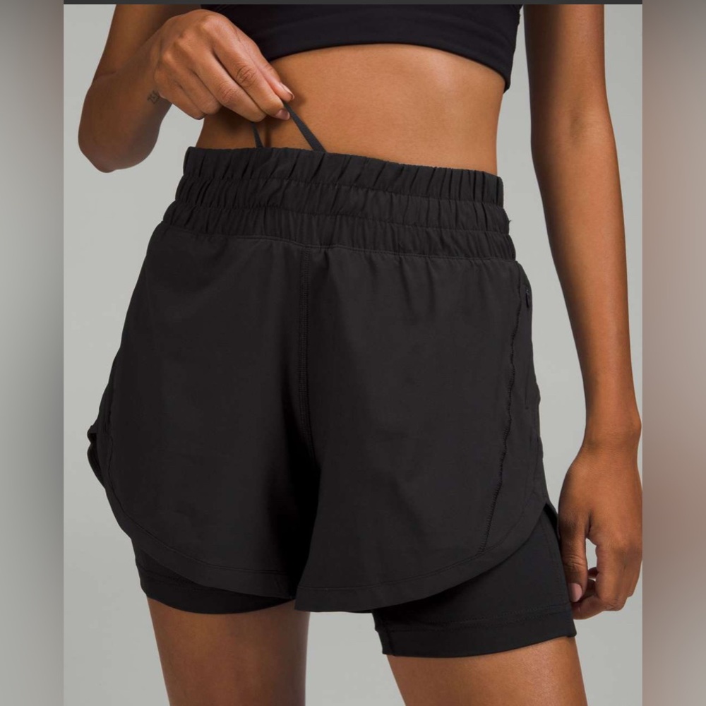 Lululemon Track That 2-in-1 High-Rise Short 6"